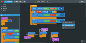 Gamefroot Script Programming Editor Redesign